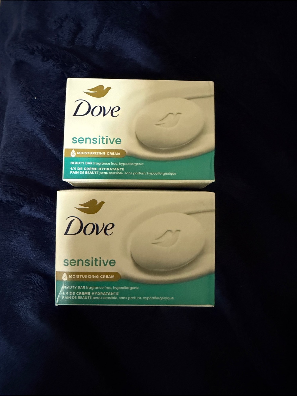 Dove Sensitive Moisturizing Cream Beauty Bar - White